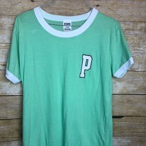 Pink Victoria Secret short sleeve size medium